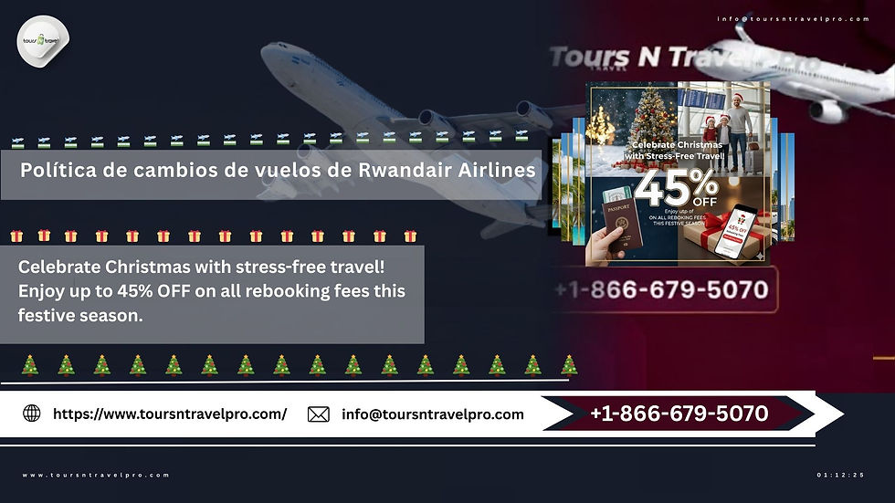 Cómo cambiar fecha o vuelo con Rwandair Airlines: Política explicada