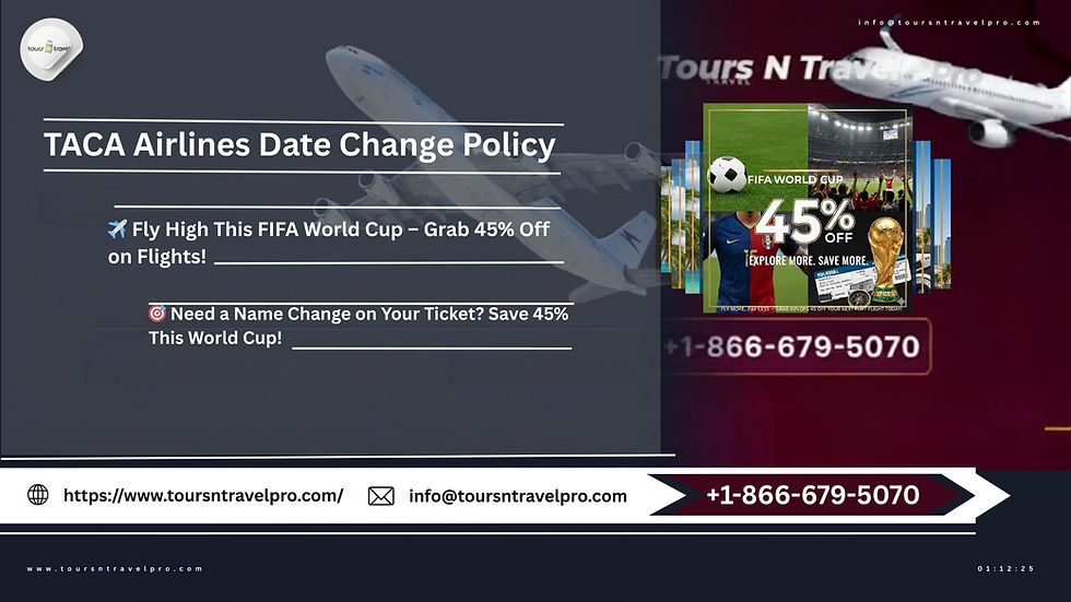 TACA Airlines Flight Change Policy