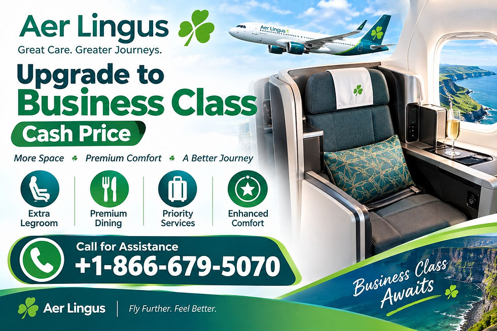 Aer Lingus upgrade to Business Class online