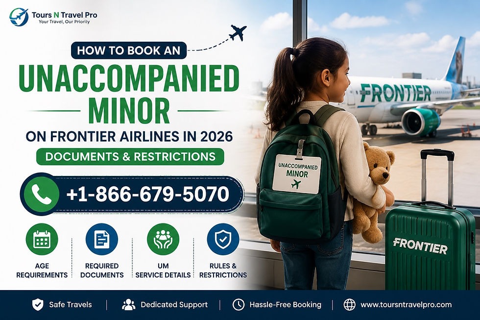 Frontier Airlines Unaccompanied Minor Policy