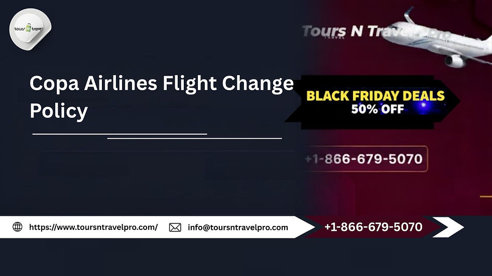 Copa Airlines Flight Change Policy