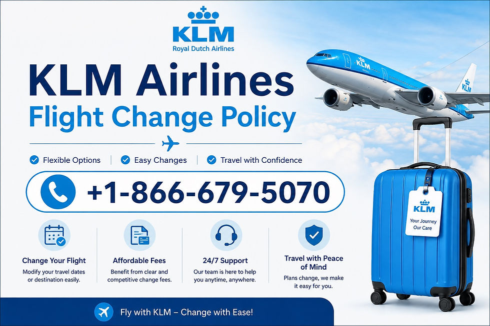 Klm Airlines Flight Change Policy