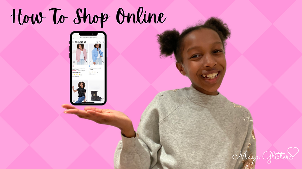 how to shop online maya glitters