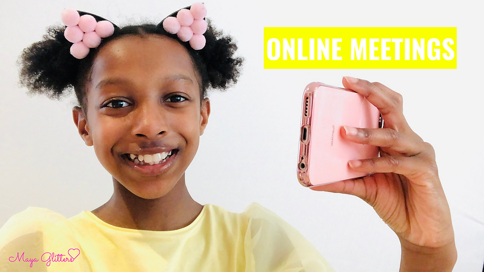 Online Meetings Maya Glitters