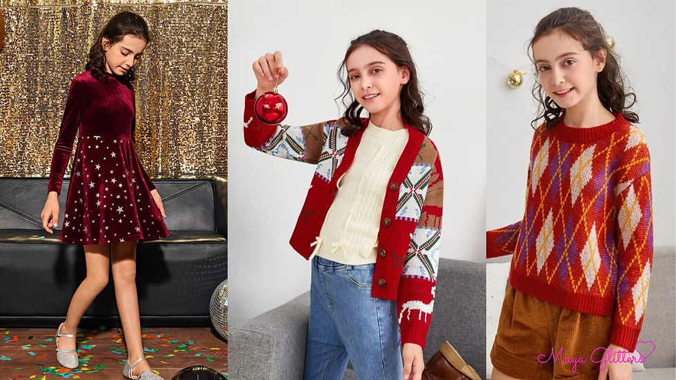 Shein Christmas Maya Glitters