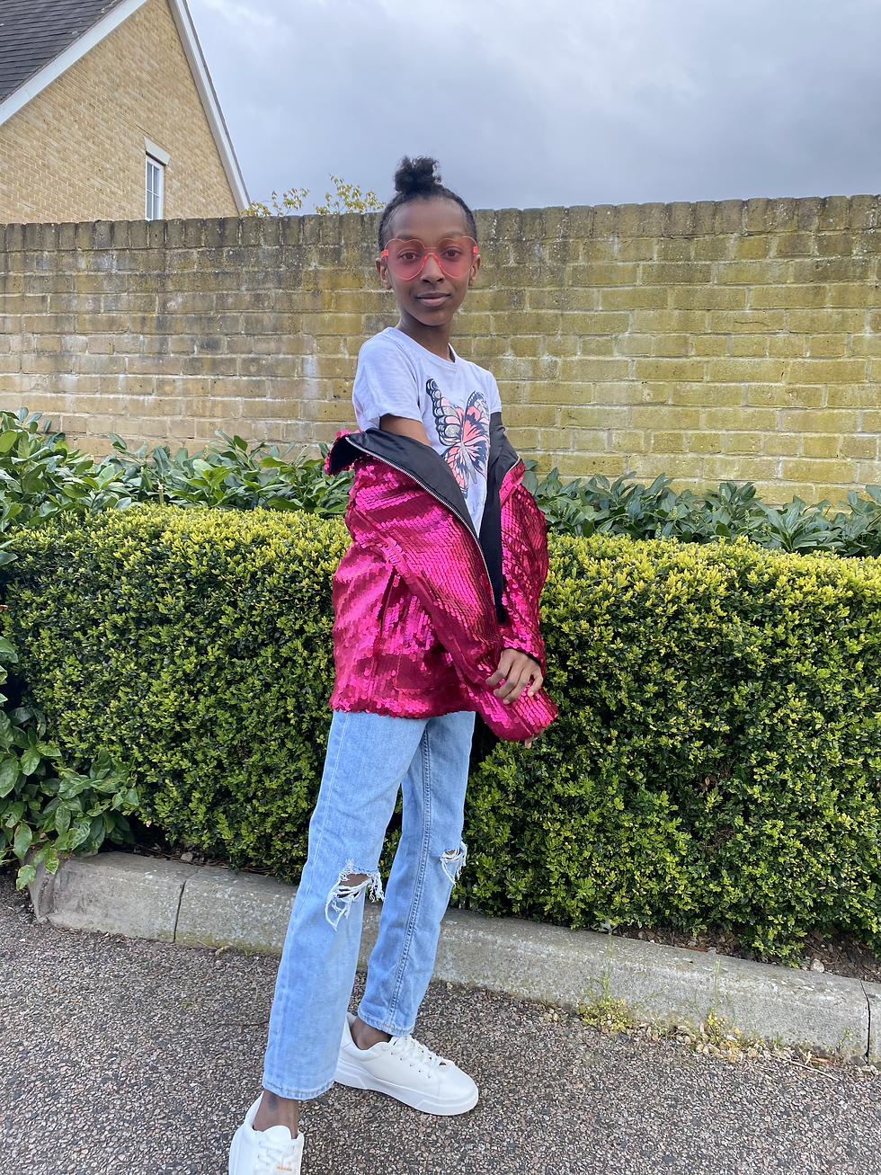 sequin outfits on fashion blogger maya glitters