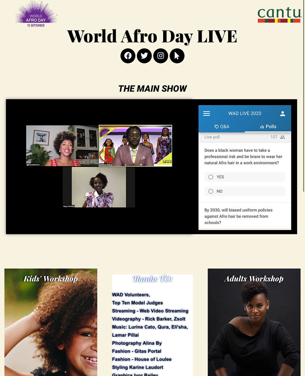 World Afro Day - Maya Glitters