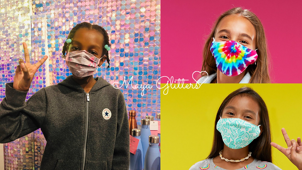 Fashionable Kids Face Masks