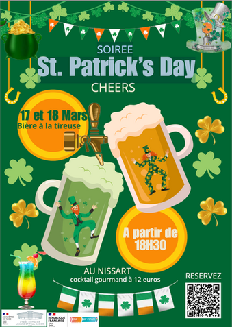 Soirée Saint-Patrick's Day