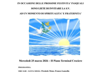 Un momento di Spiritualità e Fraternità