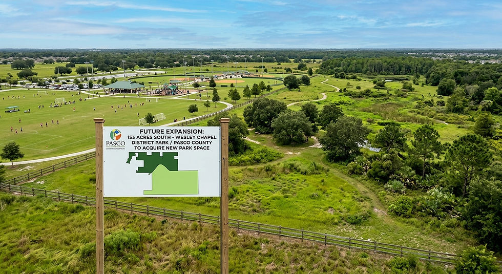 Pasco to Buy 153 Acres South of Wesley Chapel District Park to Expand Park Space