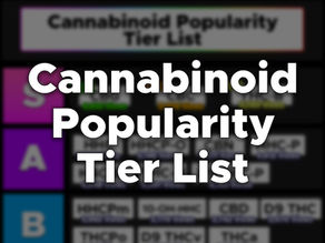 Cannabinoid Popularity Tier List