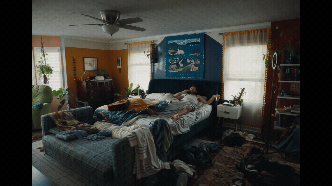 Wide shot from Mr Jesus, a narrative short film. Cinematography by Yann De Moerloose, shot on the ARRI Alexa Mini LF with ARRI Signature Prime lenses