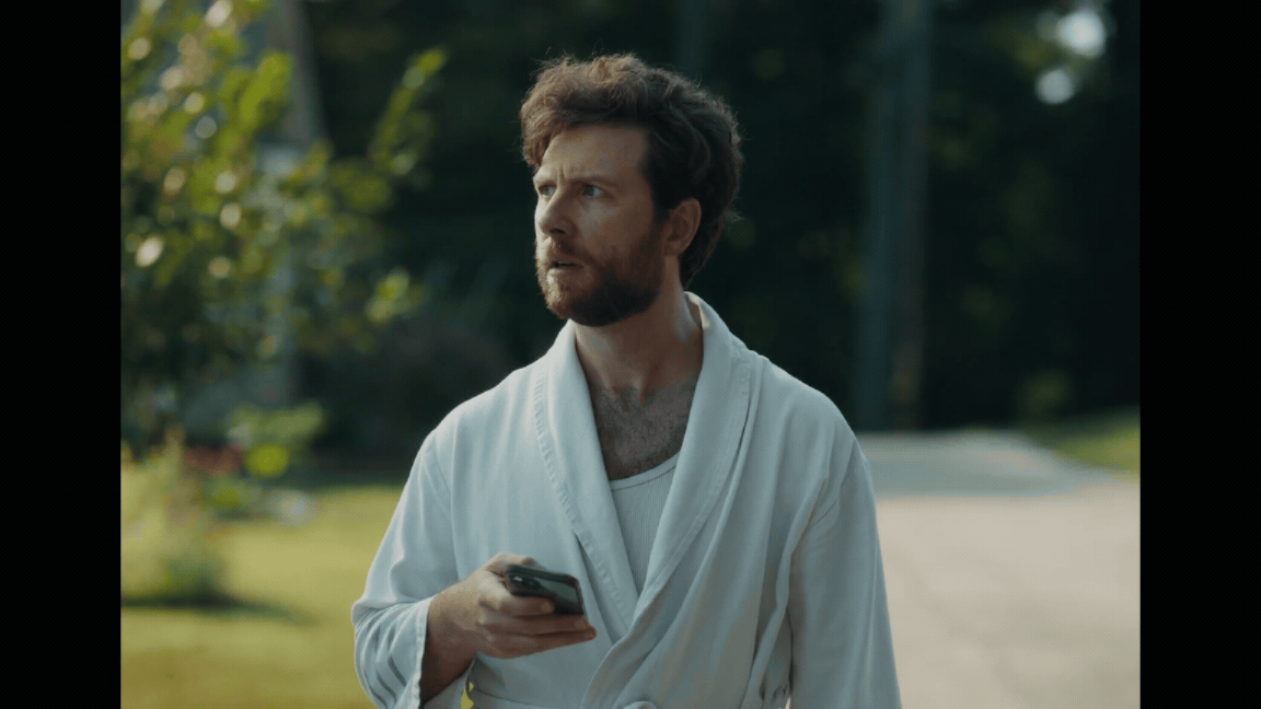 Medium shot from Mr Jesus, a narrative short film. Cinematography by Yann De Moerloose, shot on the ARRI Alexa Mini LF with ARRI Signature Prime lenses
