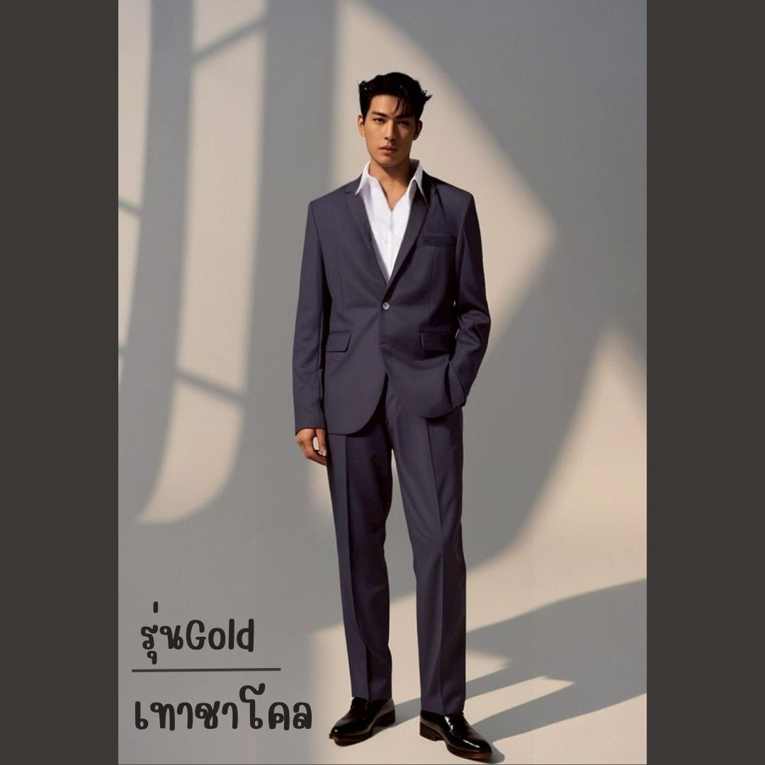 รุ่นGold เสื้อสูท+กางเกง สีหลัก