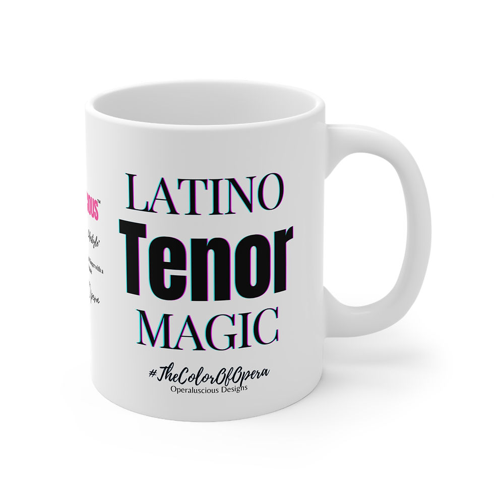 Miniatura: Latino Tenor Magic  Mug 11oz