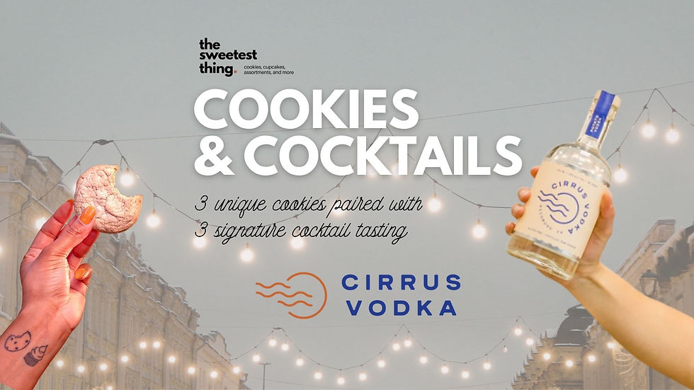 Cookies & Cocktails with Cirrus Vodka