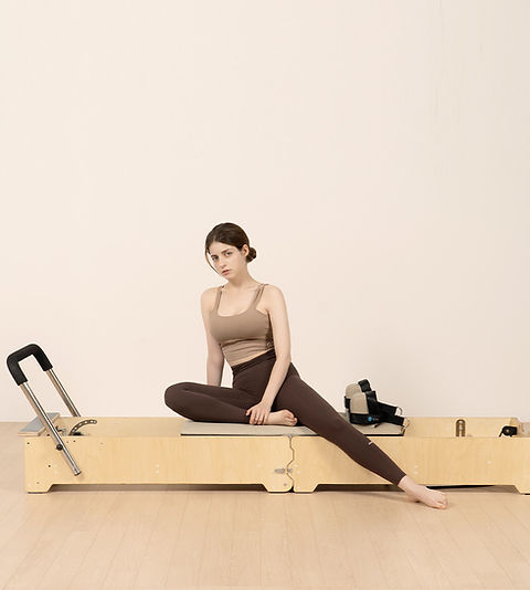 【モーションケアピラティス】ウッドホームホールディングリフォーマー ウッドホームフォールディングリフォーマー | Motioncare Pilates