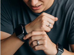 Person with Wearable Tech