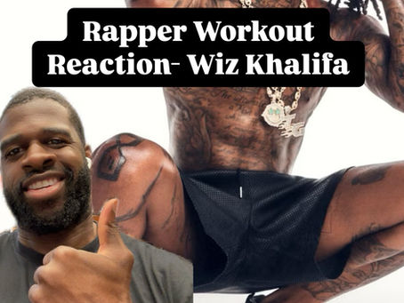 Rappers working out