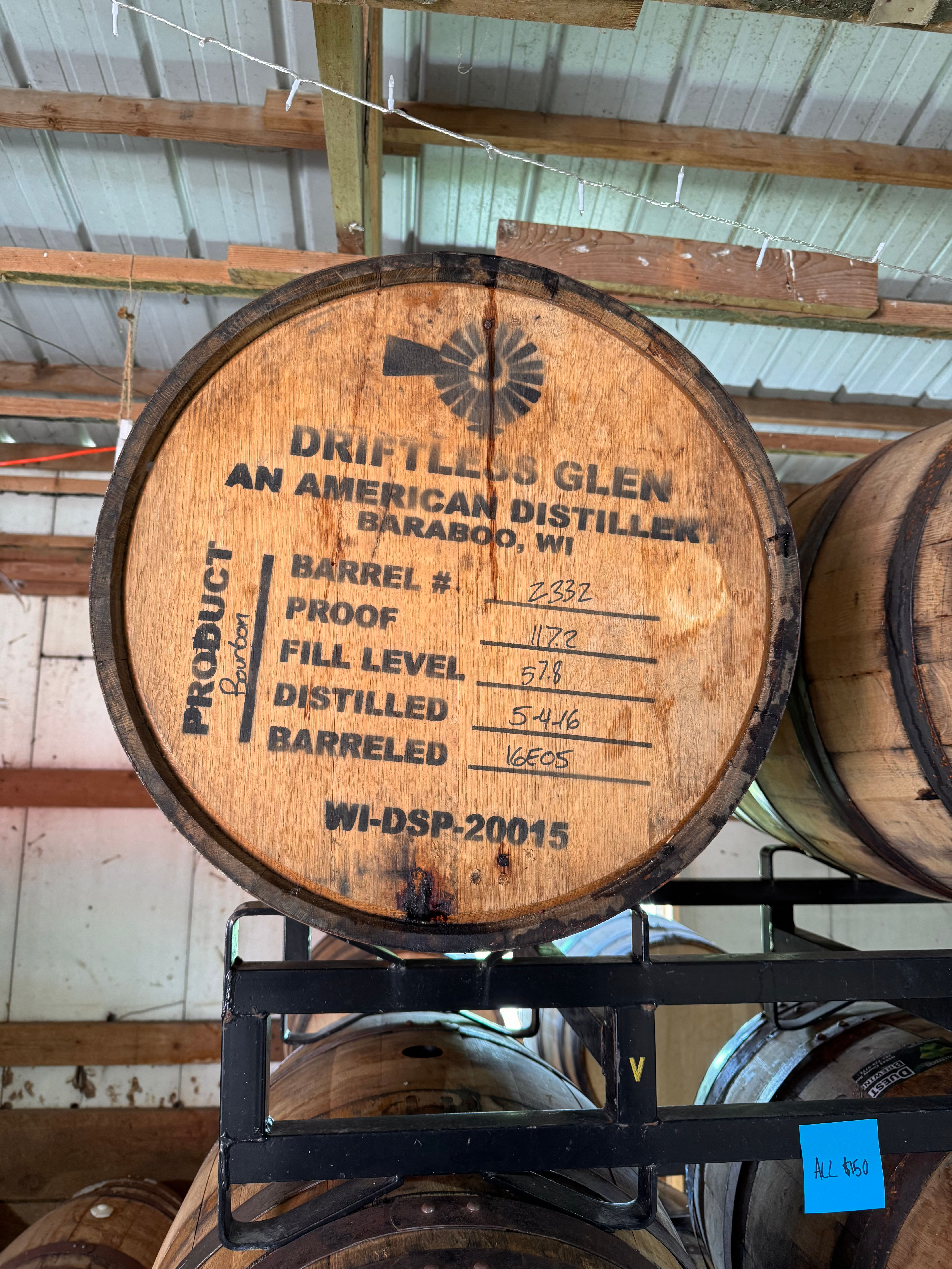Driftless Glen Barrel