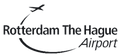zwart/wit logo Rotterdam The Hague Airport