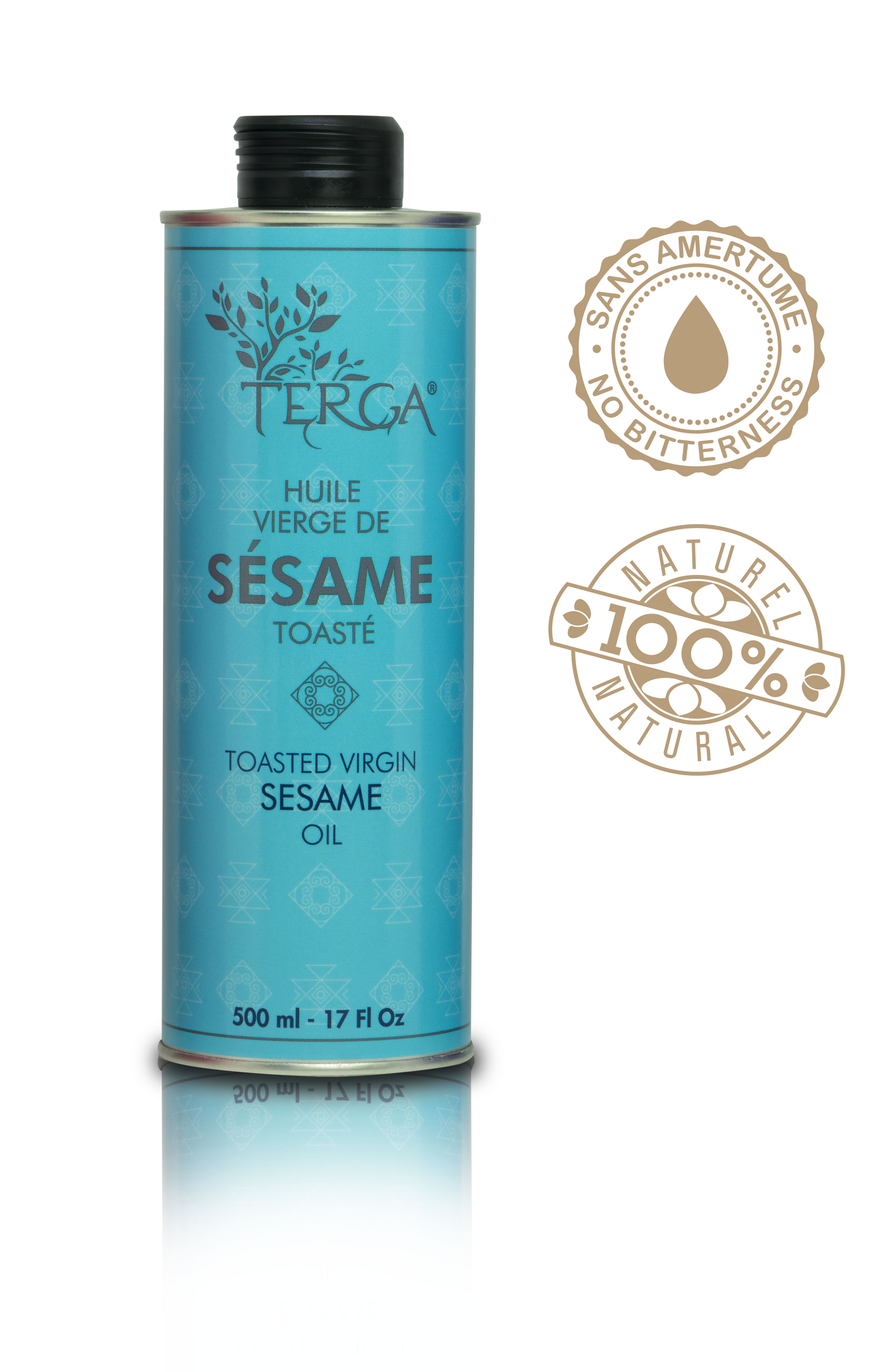Huile Vierge de Sésame Toasté TERGA - 500ml