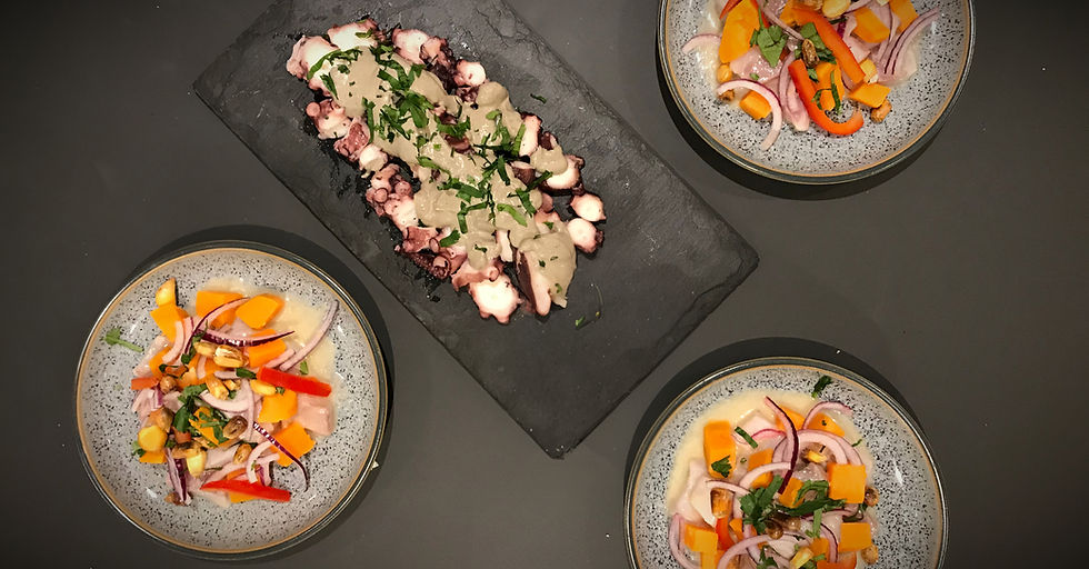 Peruvian food cooked at home