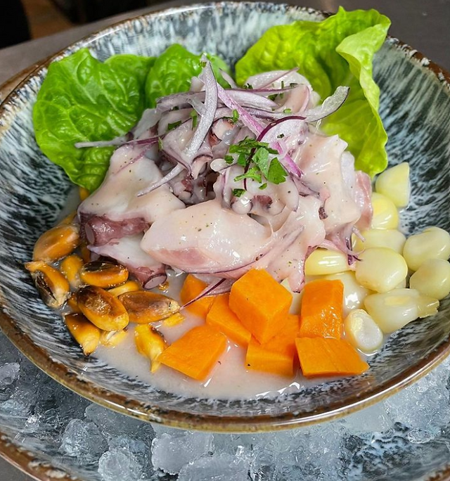 Traditional ceviche 