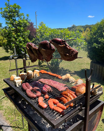 Proper barbeque in the sun