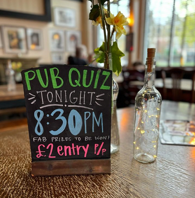 Pub quiz at The Snooty Fox