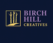 Birch Hill Creatives logo: trees, text logo