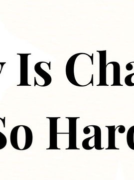 Why Is Change So Hard and Why Motivation Alone Is Not Enough