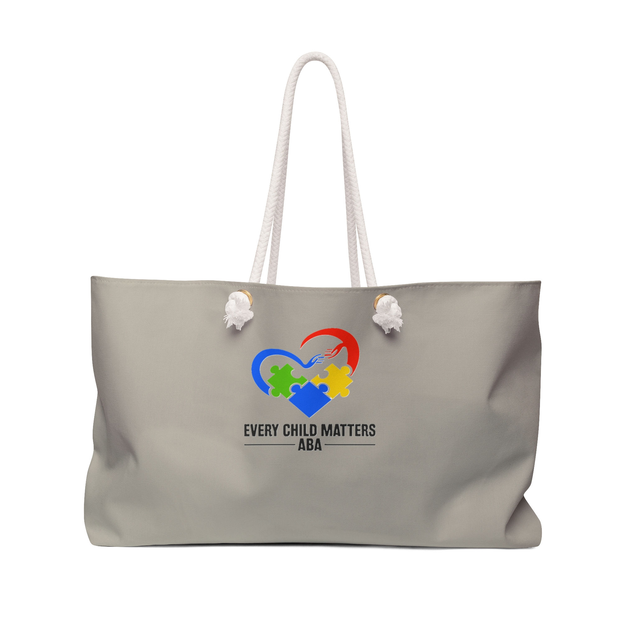 ECM Stone Weekender Bag — Logo & Empowering Children