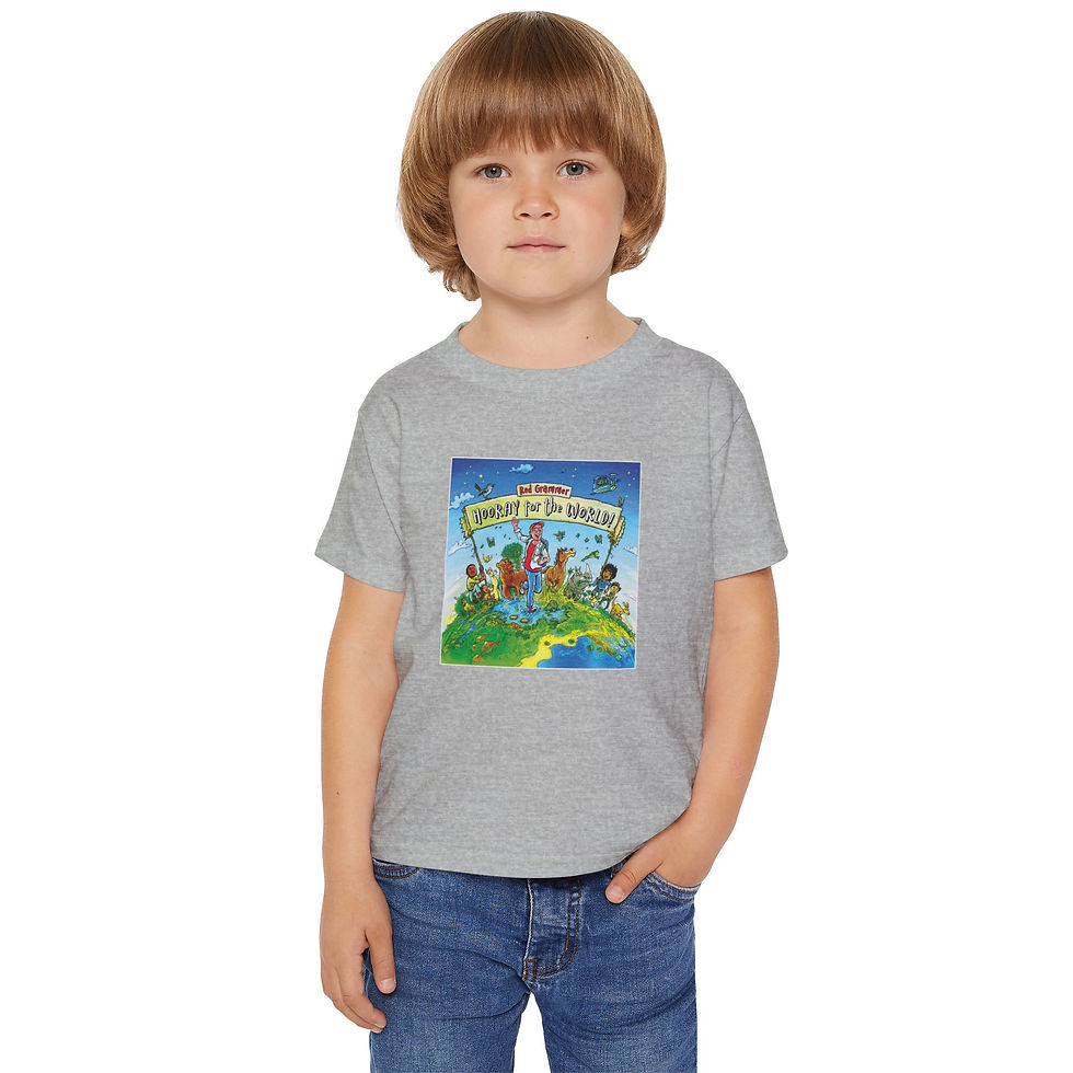 Thumbnail: "Hooray for the World" Heavy Cotton™ Toddler T-shirt
