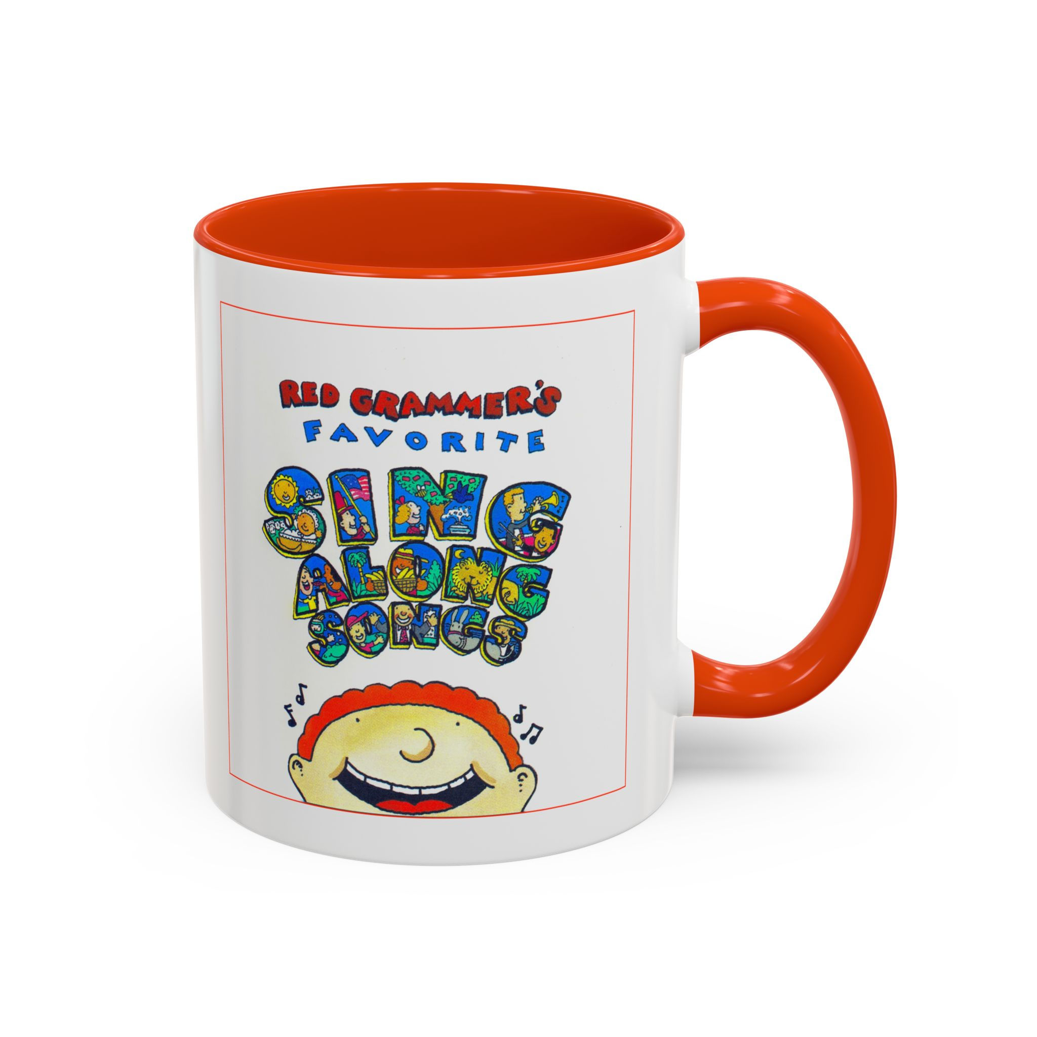 "Red Grammer's Favorite Sing-Along-Songs" Official Mug w graphic