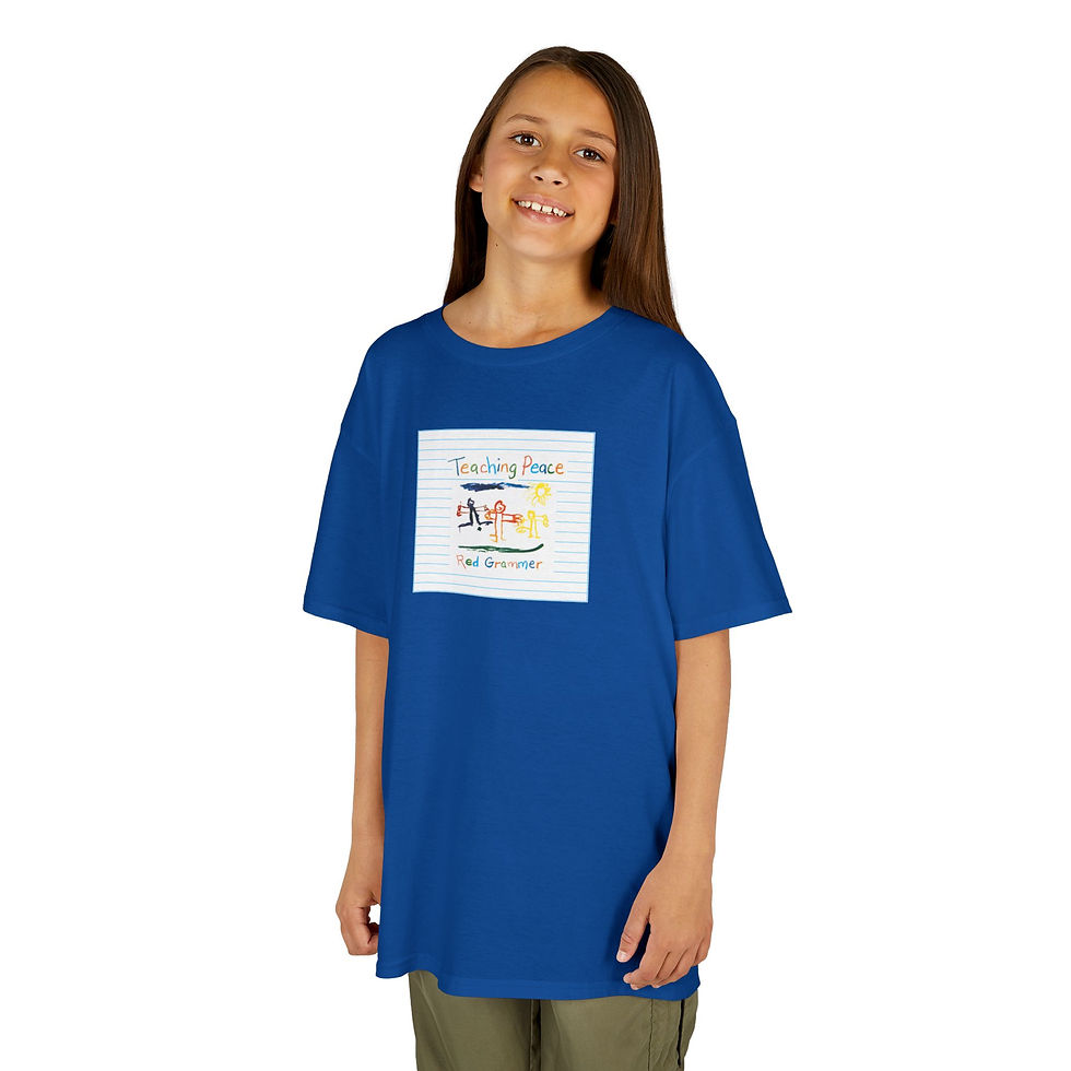 Thumbnail: Kids "Teaching Peace" Heavy Cotton™ Tee