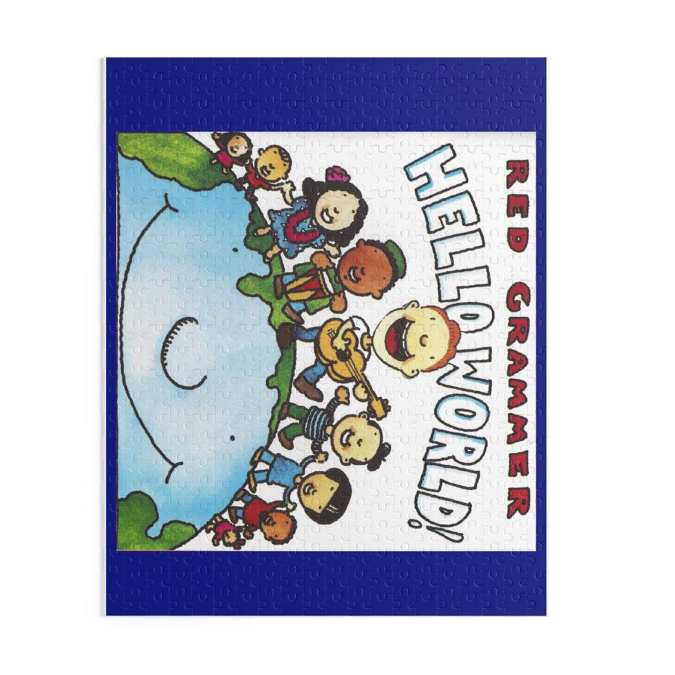 Thumbnail: "Hello World" Official Album Puzzle - Blue Border (120, 252, 500-Piece) 