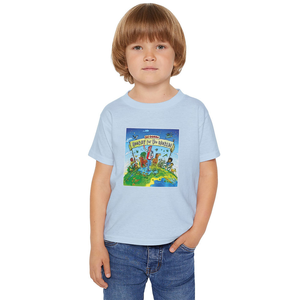Thumbnail: "Hooray for the World" Heavy Cotton™ Toddler T-shirt