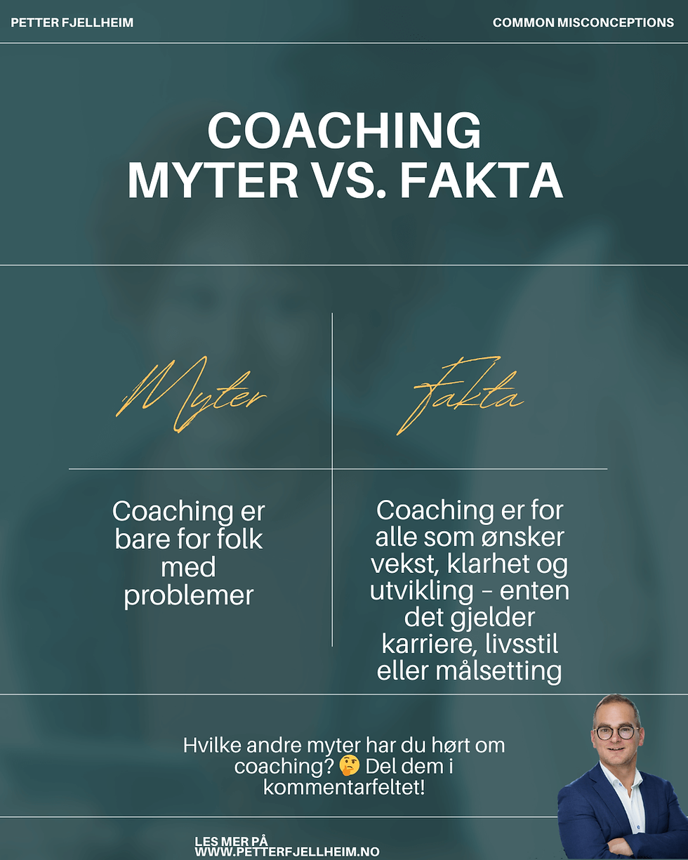 Myter og fakta om coaching – hva er sant?