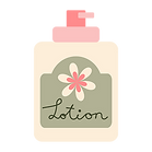 Floral Lotion bottle