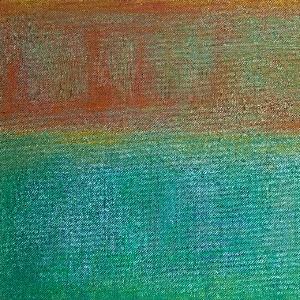 Thumbnail: The Fall, 2025 - Oil on canvas 40x40cm