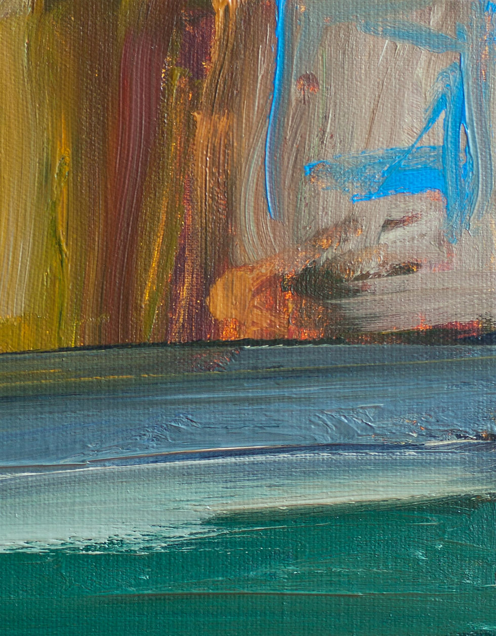 Thumbnail: Shoreline, 2024 - Oil on canvas 24x30cm