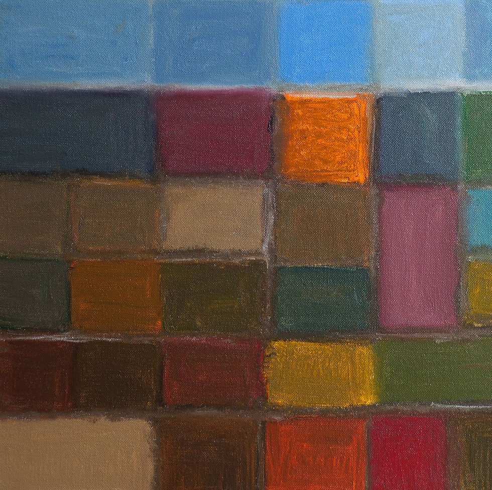 Thumbnail: In The Beginning, 2025 - Oil on canvas 60x60cm