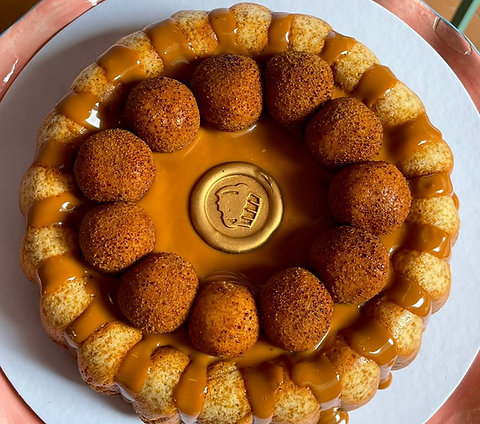 BOLO BALLERINE DE BEM CASADO COM BRIGADEIRO BRÜLÉE