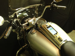 Harley Road King Cellphone Console