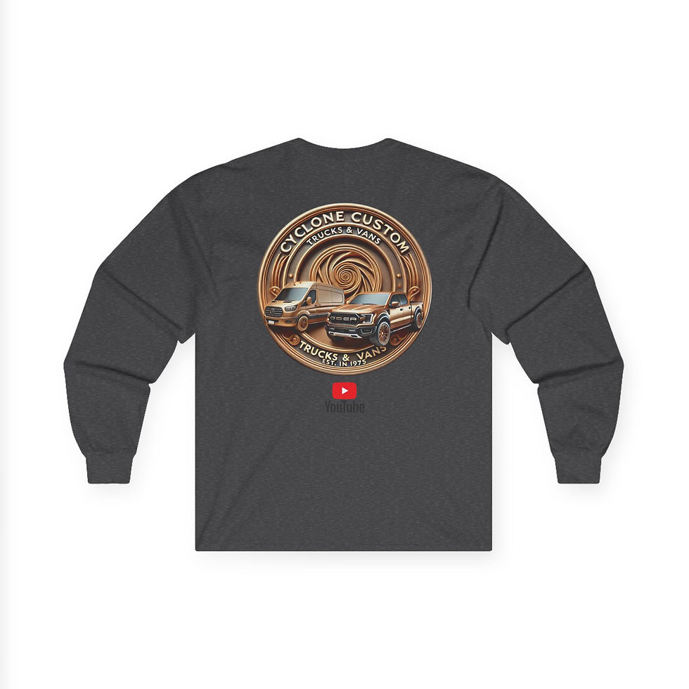 Thumbnail: Cyclone Custom Trucks and Vans Long Sleeve Tee - Perfect for Enthusiasts