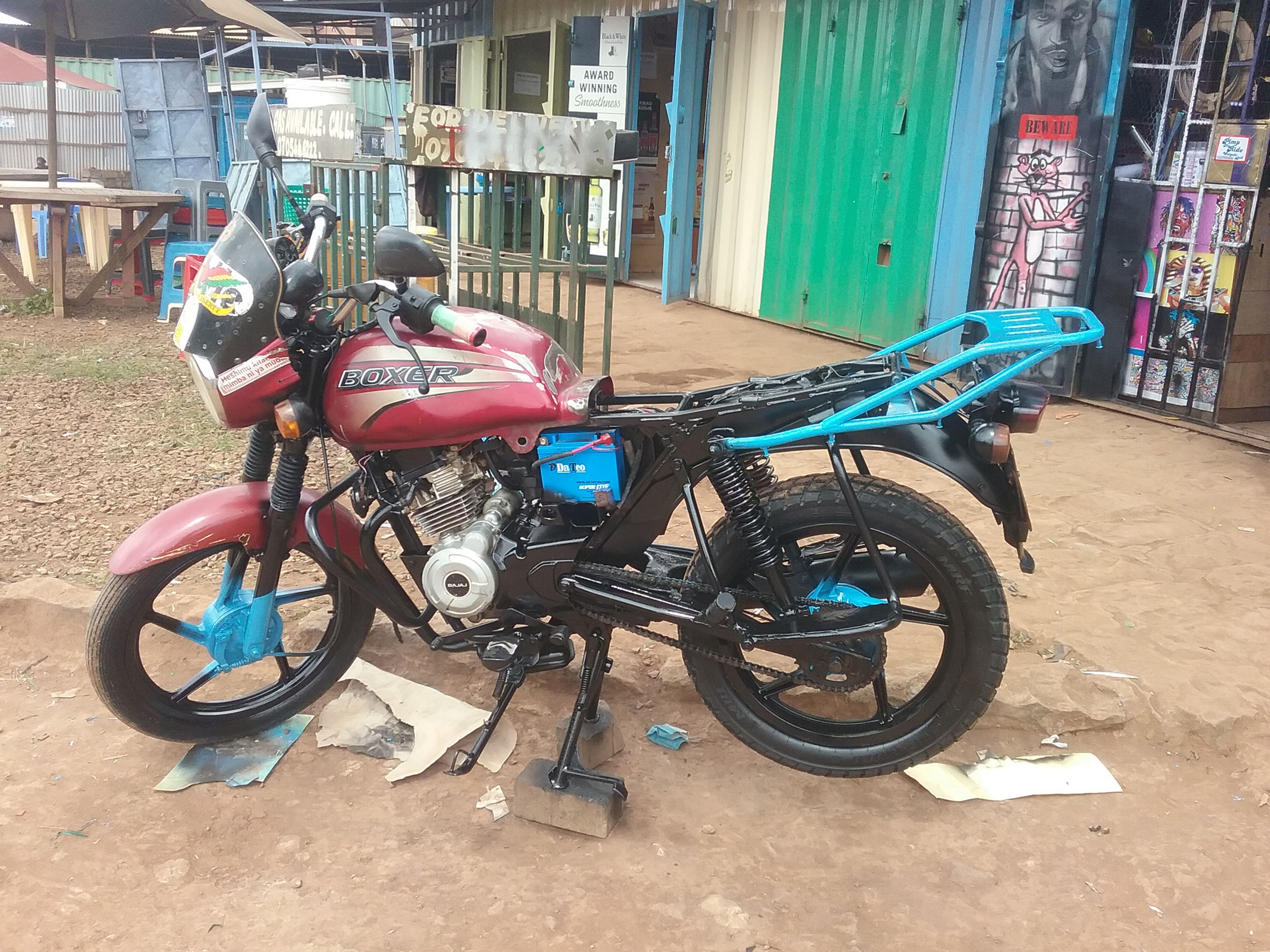 Motorbike painting