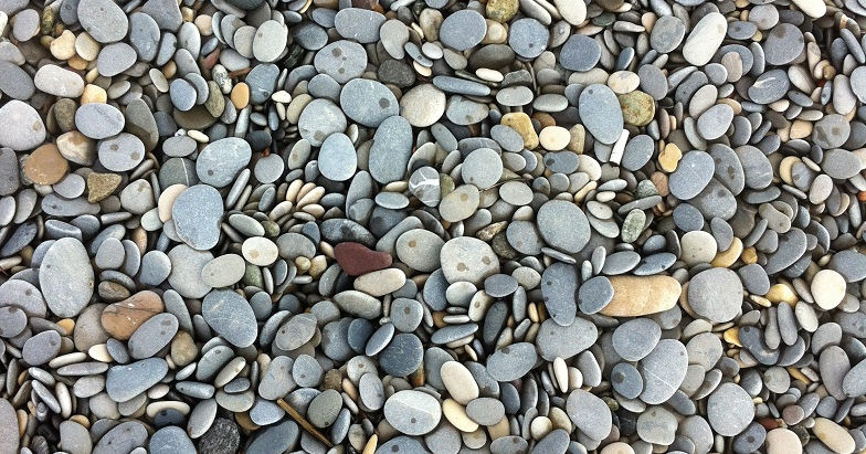 Géologie à la plage, la Siesta, Antibes