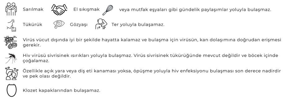 hiv belirtileri